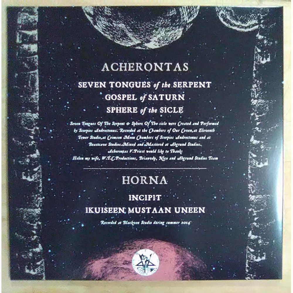 ACHERONTAS / HORNA - Atavistic Resurgence