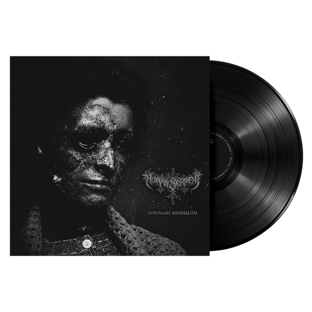 Oneiric Terror HUMAN SERPENT - INHUMANE MINIMALISM LP (Black handnumbered 200 / Gatefold /8 pages booklet / Free download card) 