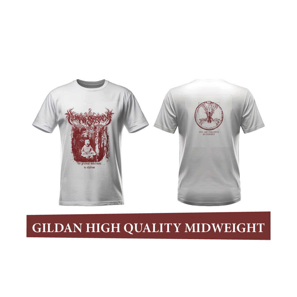 HUMAN SERPENT - THE GRADUAL IMMERSION IN NIHILISM (White)